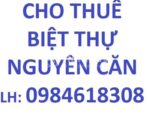 cho thuê biệt thự nguyên căn tại KĐT Mỹ Đình I làm văn phòng công ty, ở, trung tâm dạy học …