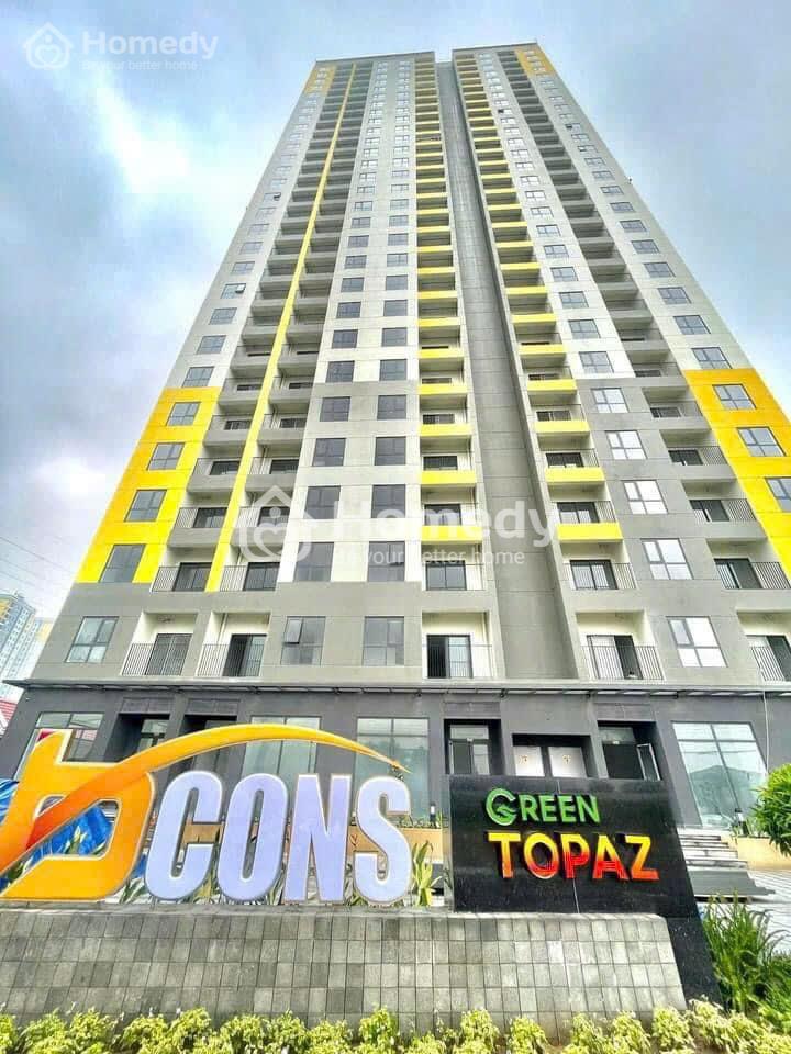 Cho thuê trực tiếp căn hộ bcons green topaz làng đại học, 2pn 2wc, 5tr5/tháng